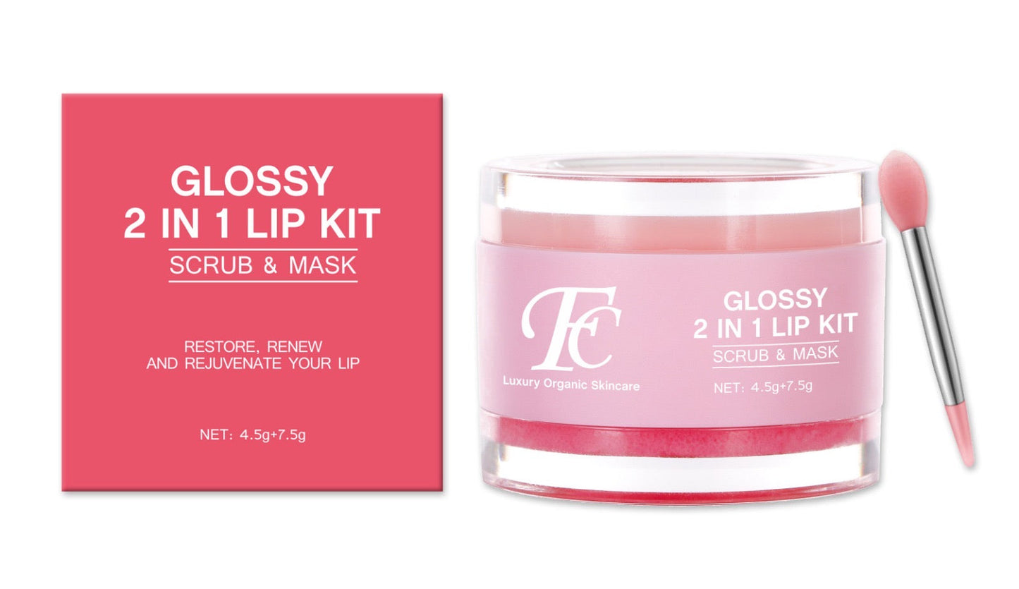 2 in 1 Lip kit (Scrub and Mask)