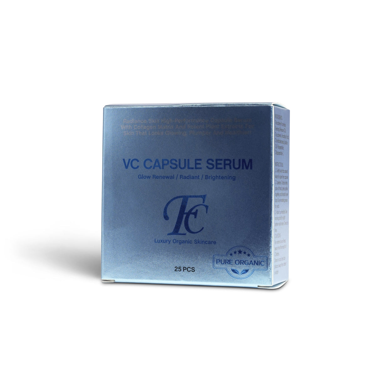 Vitamin C Capsules Serum luxury organic skin care