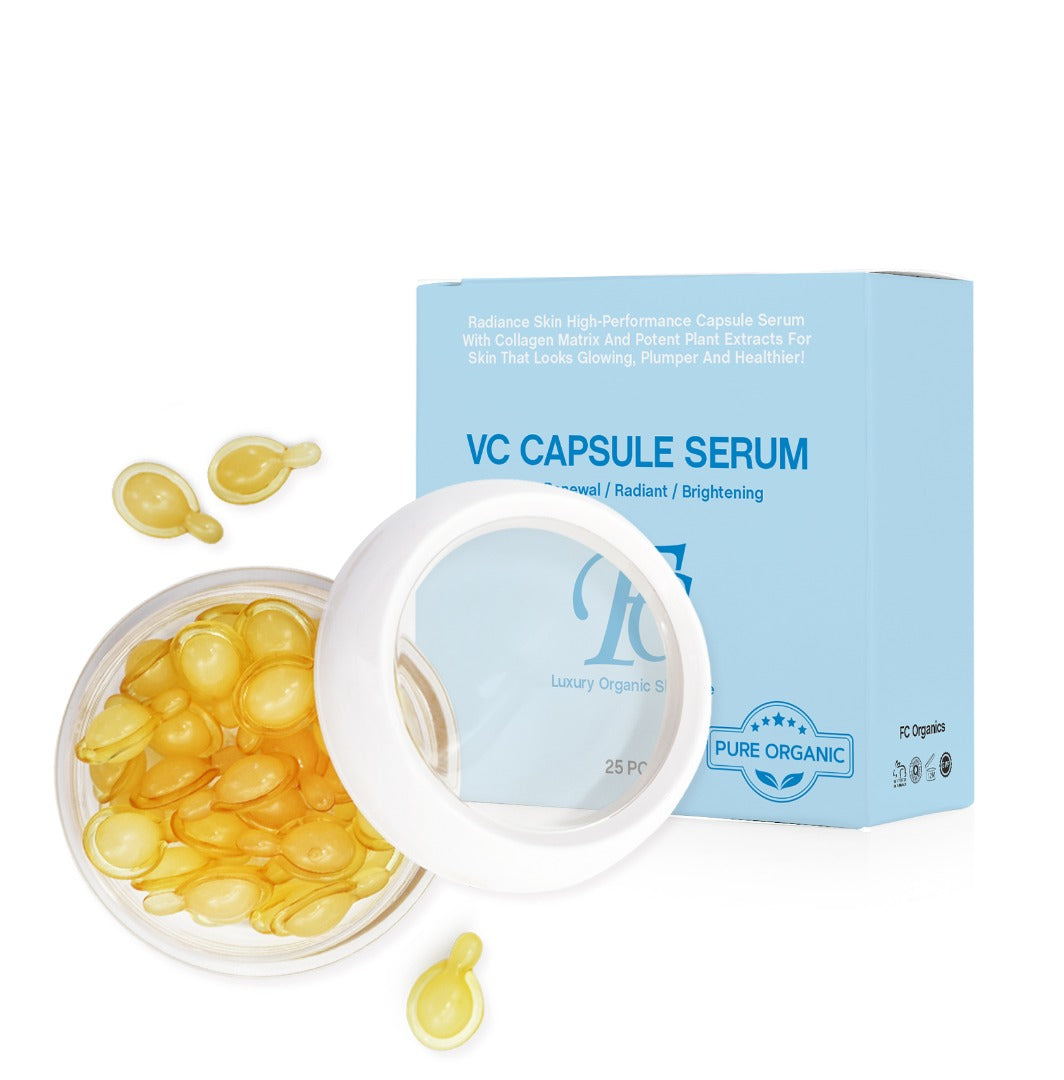 Vitamin C Capsules Serum luxury organic skin care