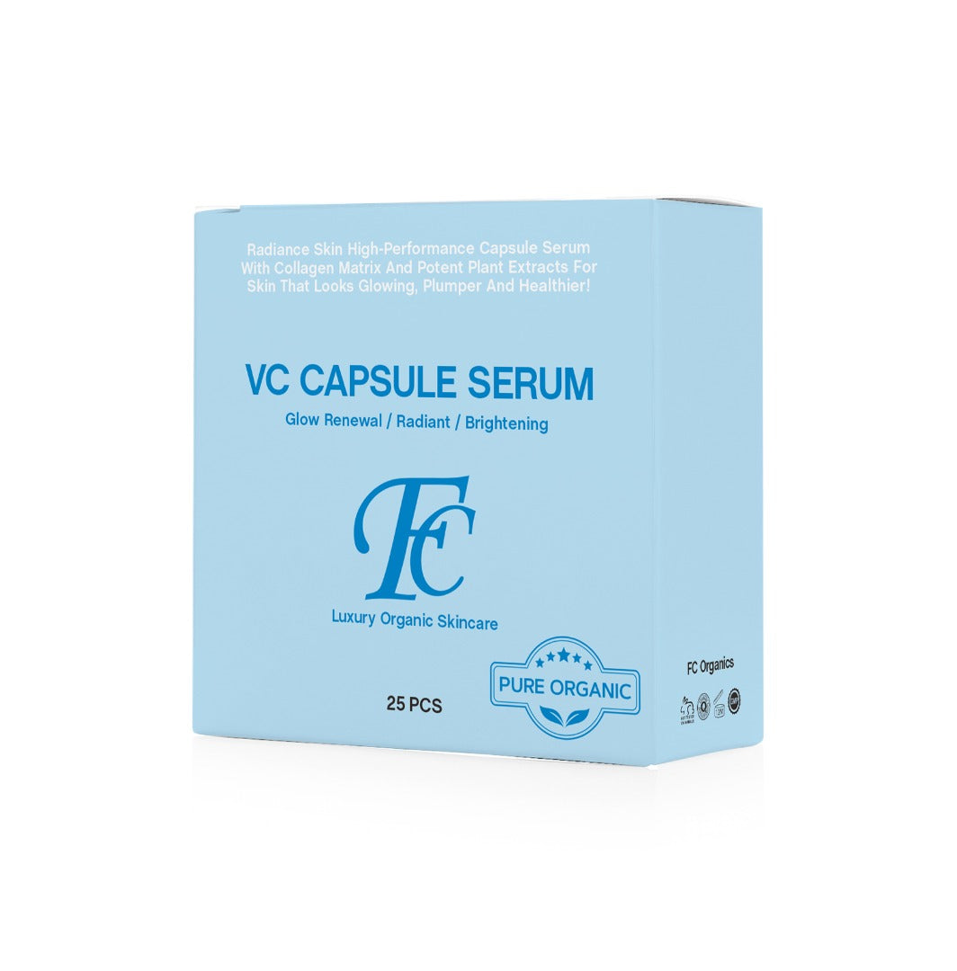 Vitamin C Capsules Serum luxury organic skin care