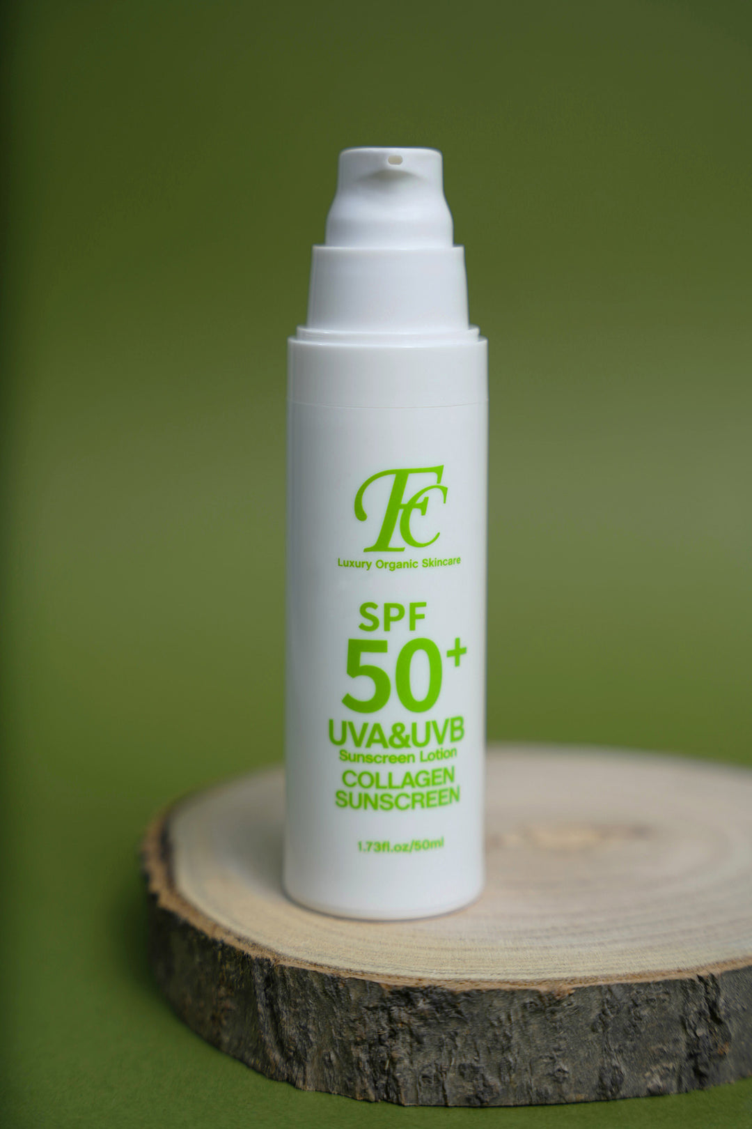 FC Collagen Sunscreen SPF50 protects from damaging UVA and UVB