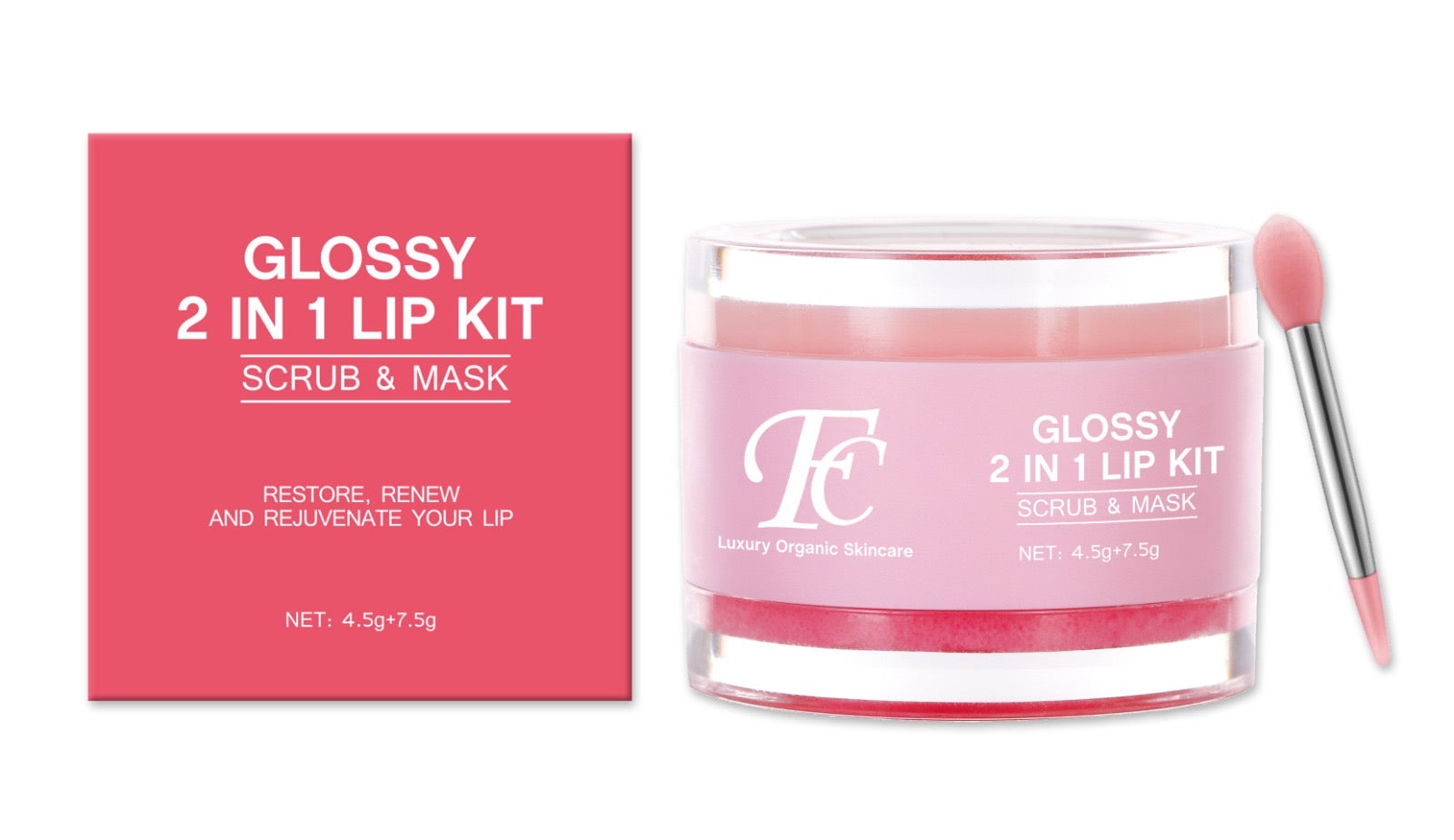 2 in 1 Lip kit (Scrub and Mask)