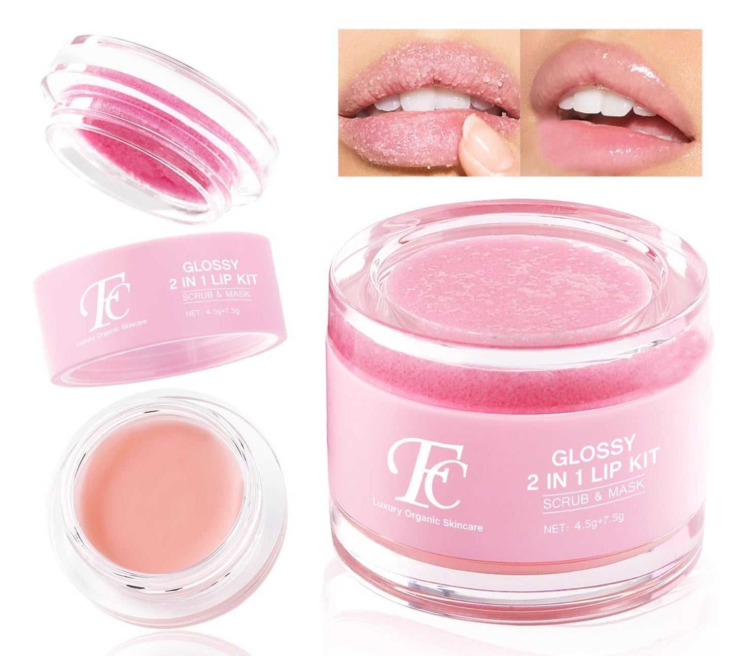 2 in 1 Lip kit (Scrub and Mask)
