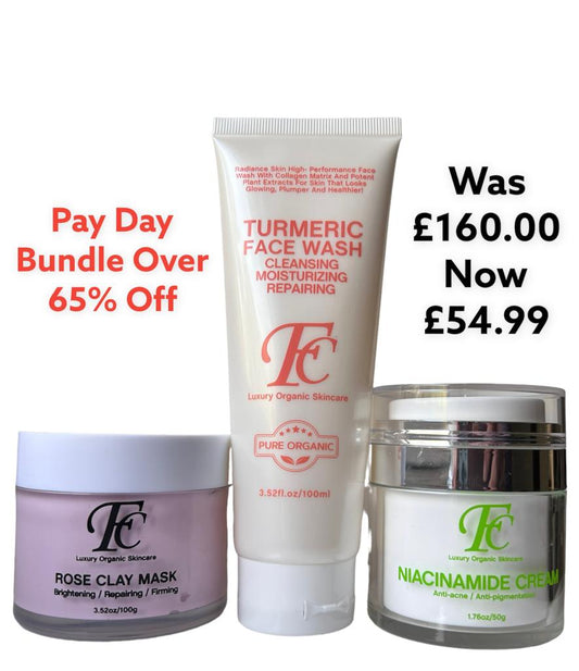 Pay day Face Wash and Cleanser Bundle | Turmeric Face Wash Cleanser 